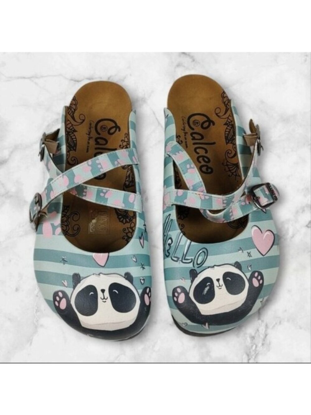 Calceo Kawaii Hello Panda Mules Euro 40 Maxilmalist